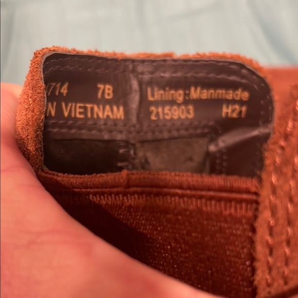 Cole Haan Suede Ankle Boots, Size 7 - Picture 6 of 6